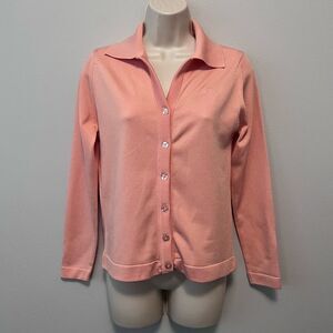 Givenchy Sport Vintage Collared Button Front Cardigan Size 34/S